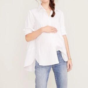 Hatch white button down shirt